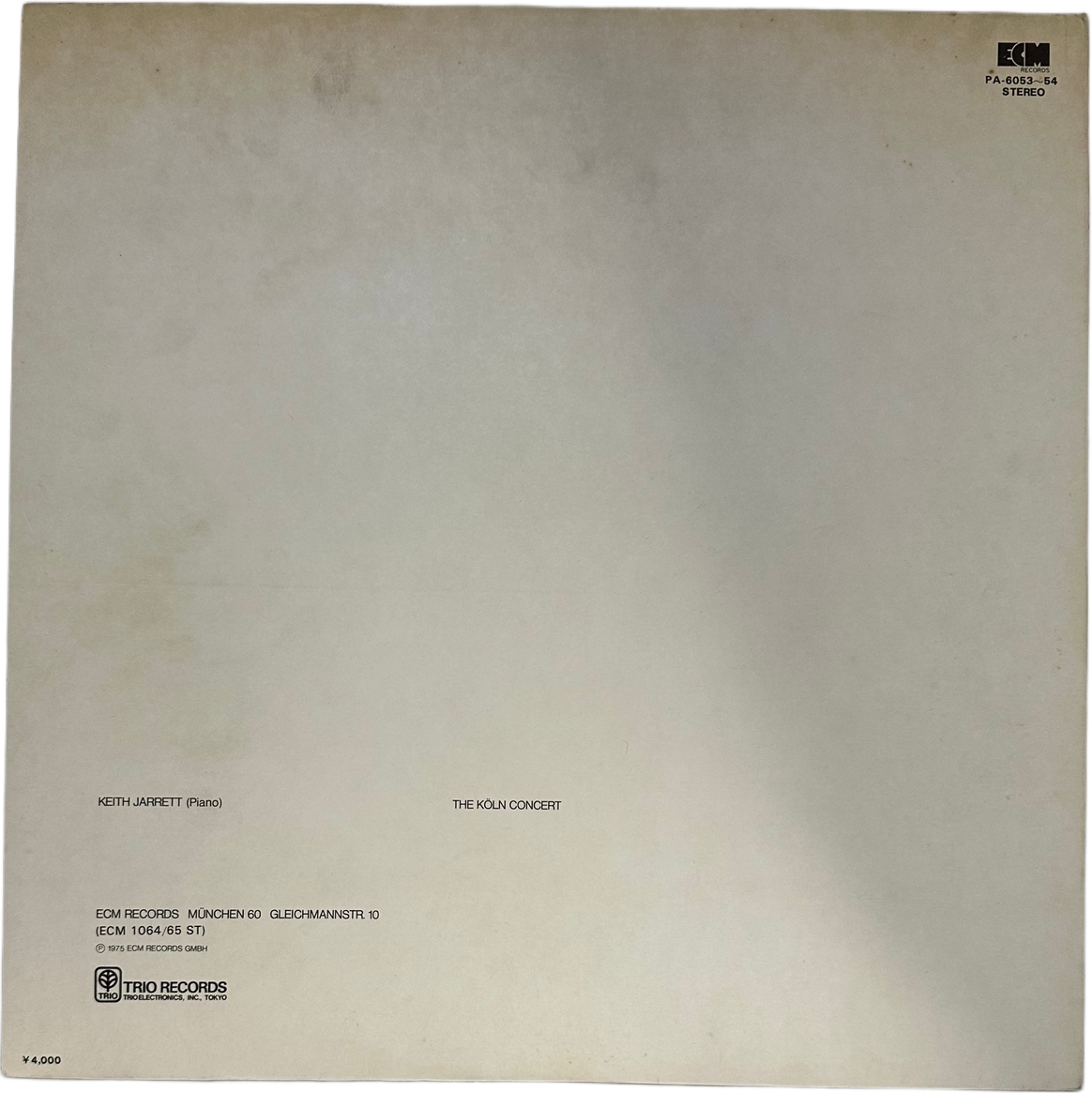 Keith Jarrett — The Köln Concert = ケルン・コンサート 2