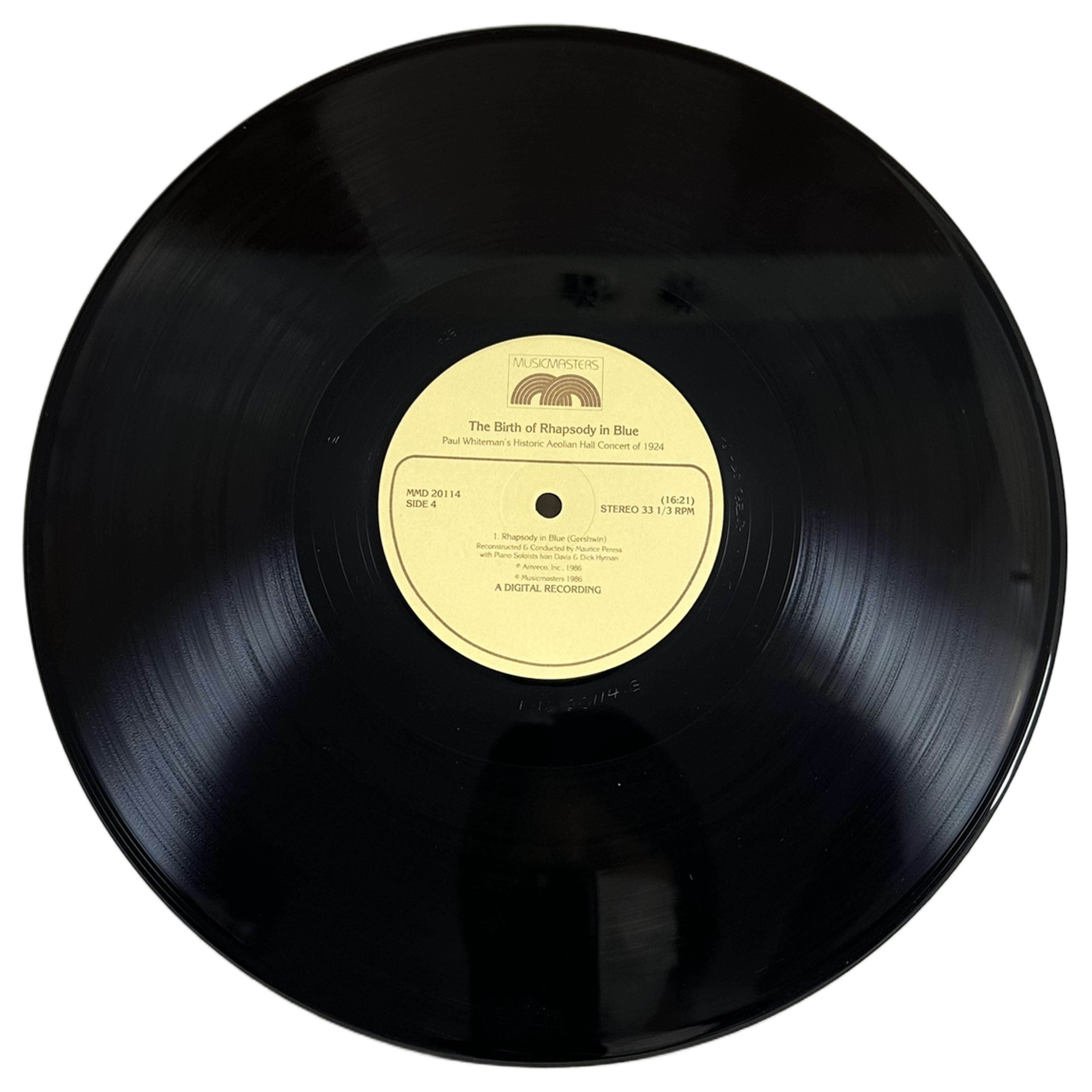 Maurice Peress,Paul Whiteman — The Birth Of Rhapsody In Blue (Paul Whiteman's Historic Aeolian Hall Concert Of 1924) 4