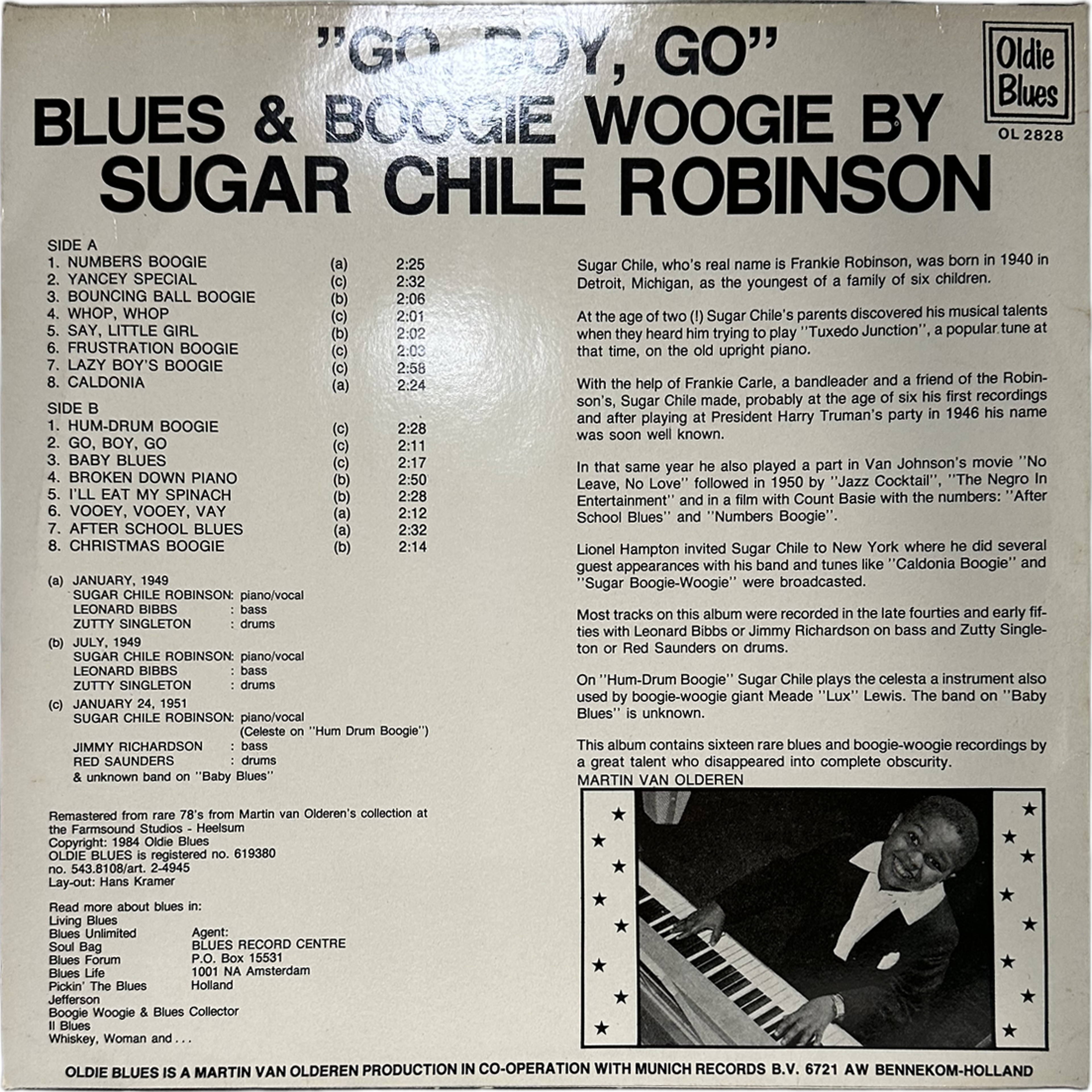 Sugar Chile Robinson — Go Boy Go 2