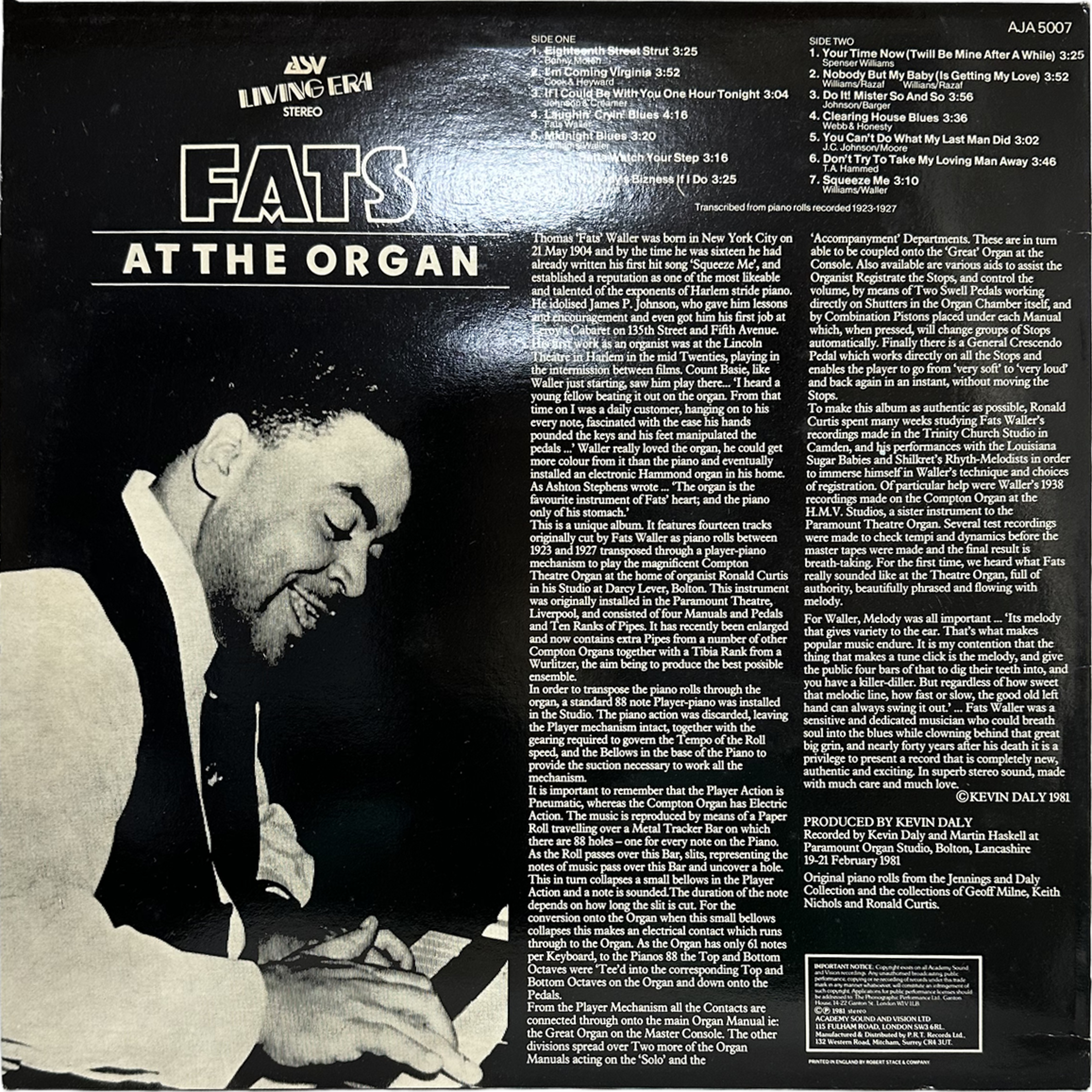 Fats Waller — Fats At The Organ 2