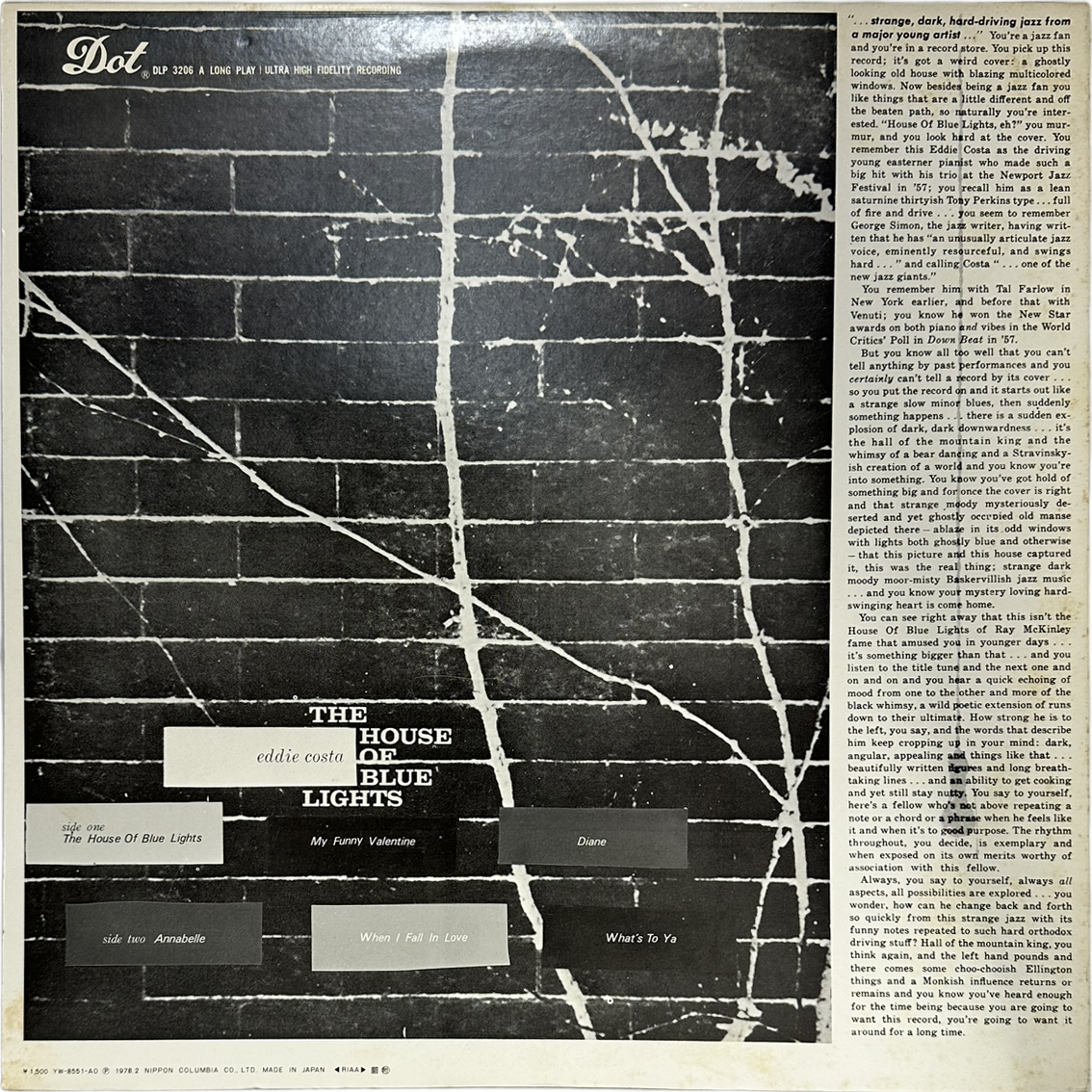 Eddie Costa Trio — The House Of Blue Lights 2