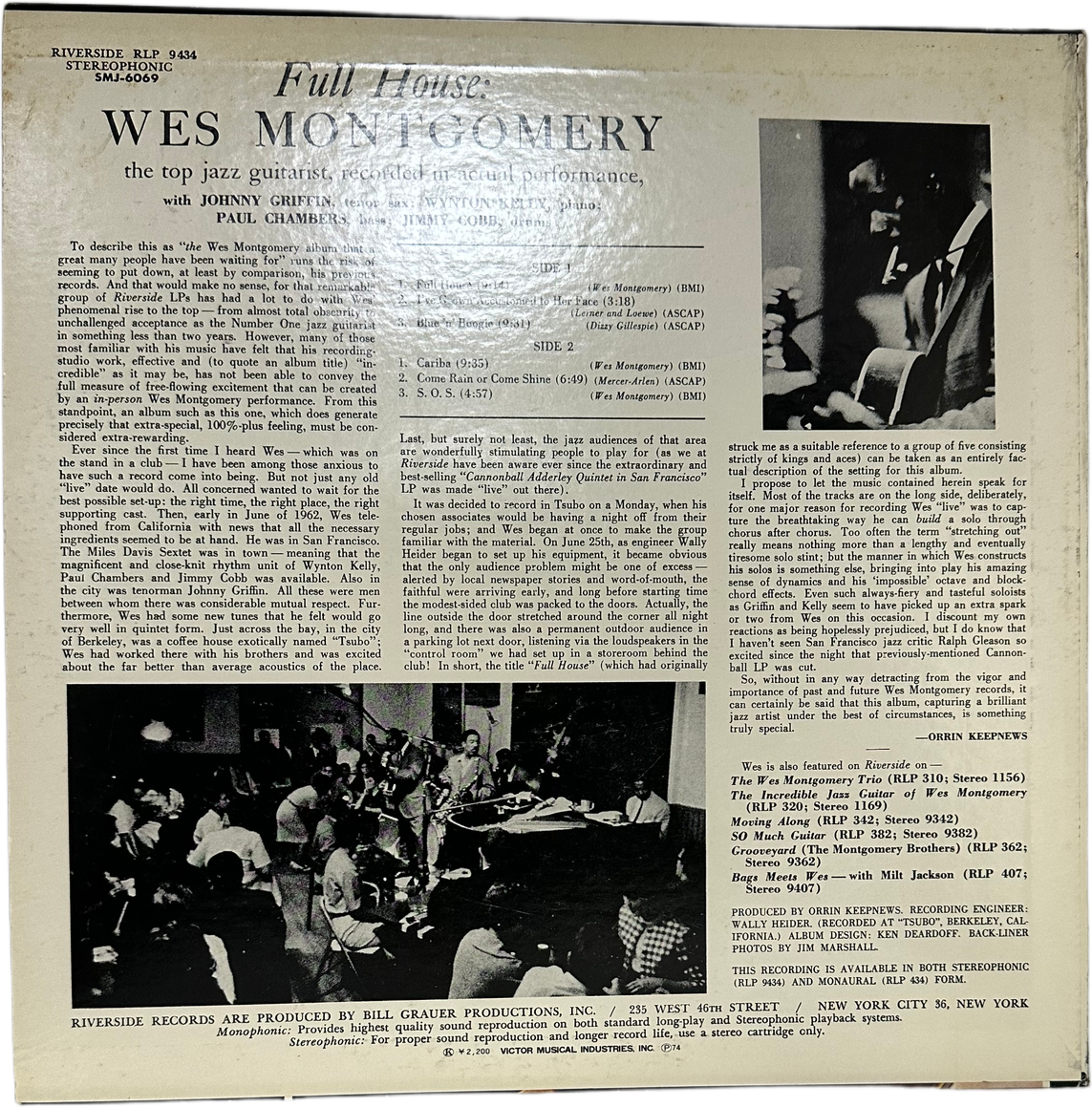 Wes Montgomery — Full House = フル・ハウス 2