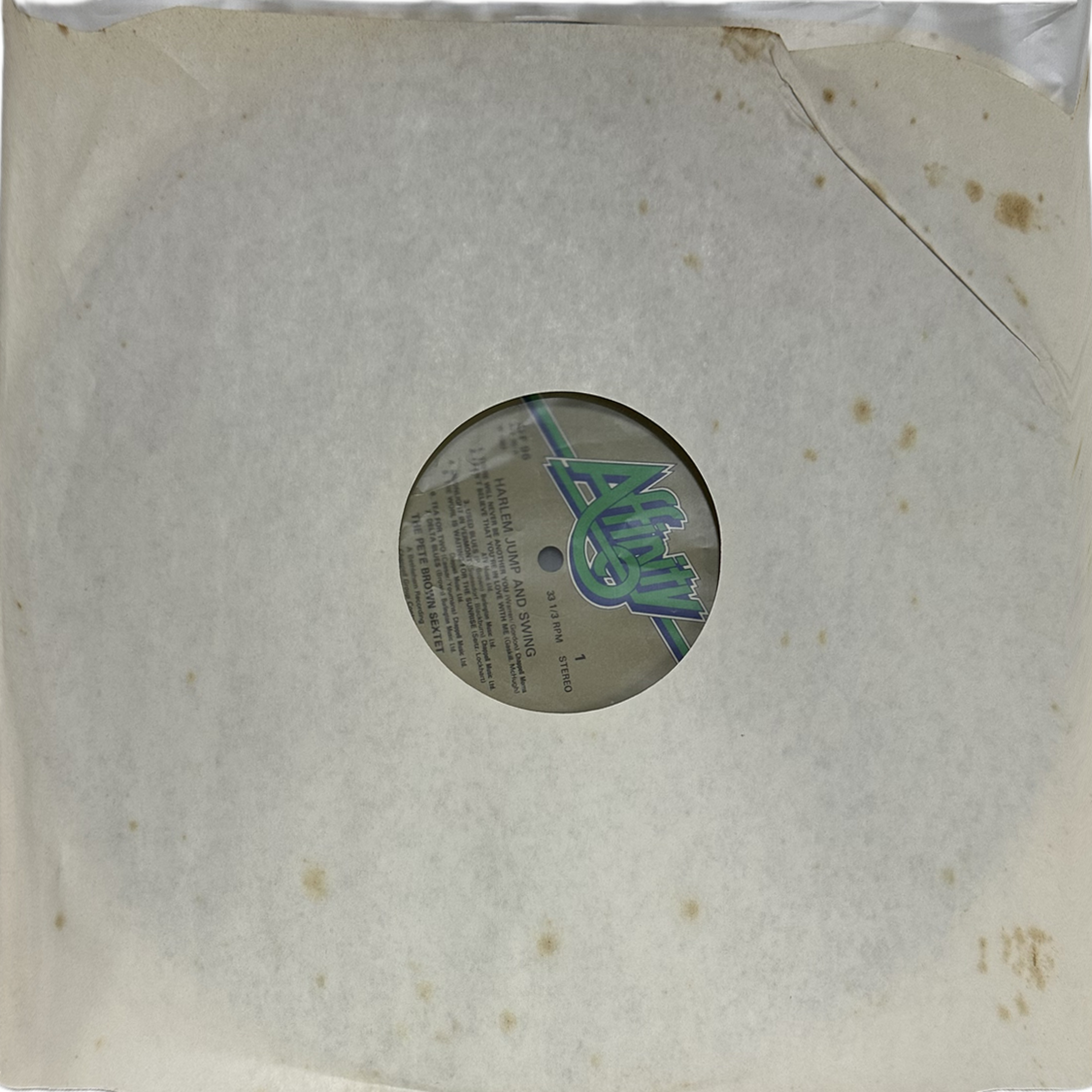 Pete Brown Sextette,The Jonah Jones Sextet — Harlem Jump And Swing 3
