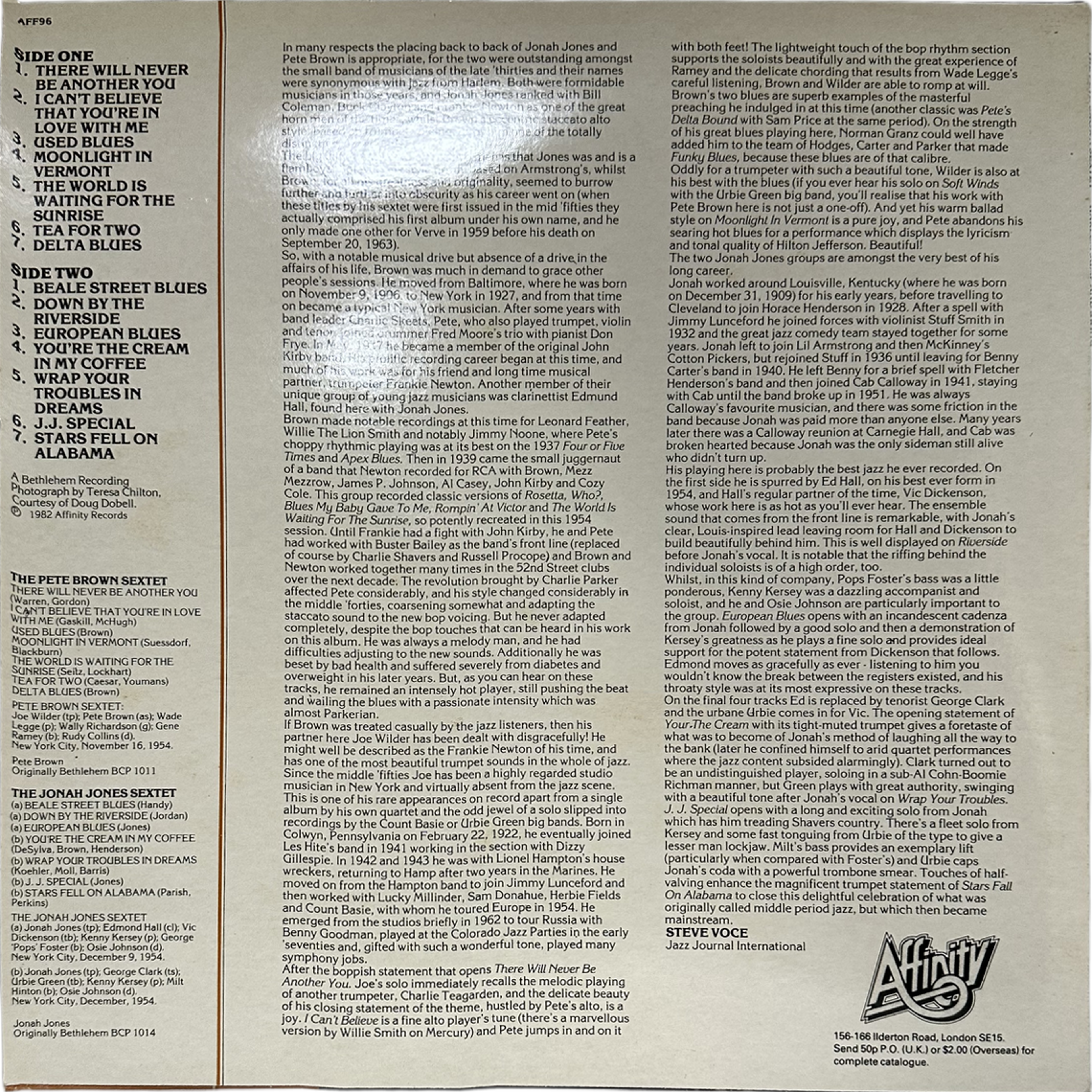 Pete Brown Sextette,The Jonah Jones Sextet — Harlem Jump And Swing 2