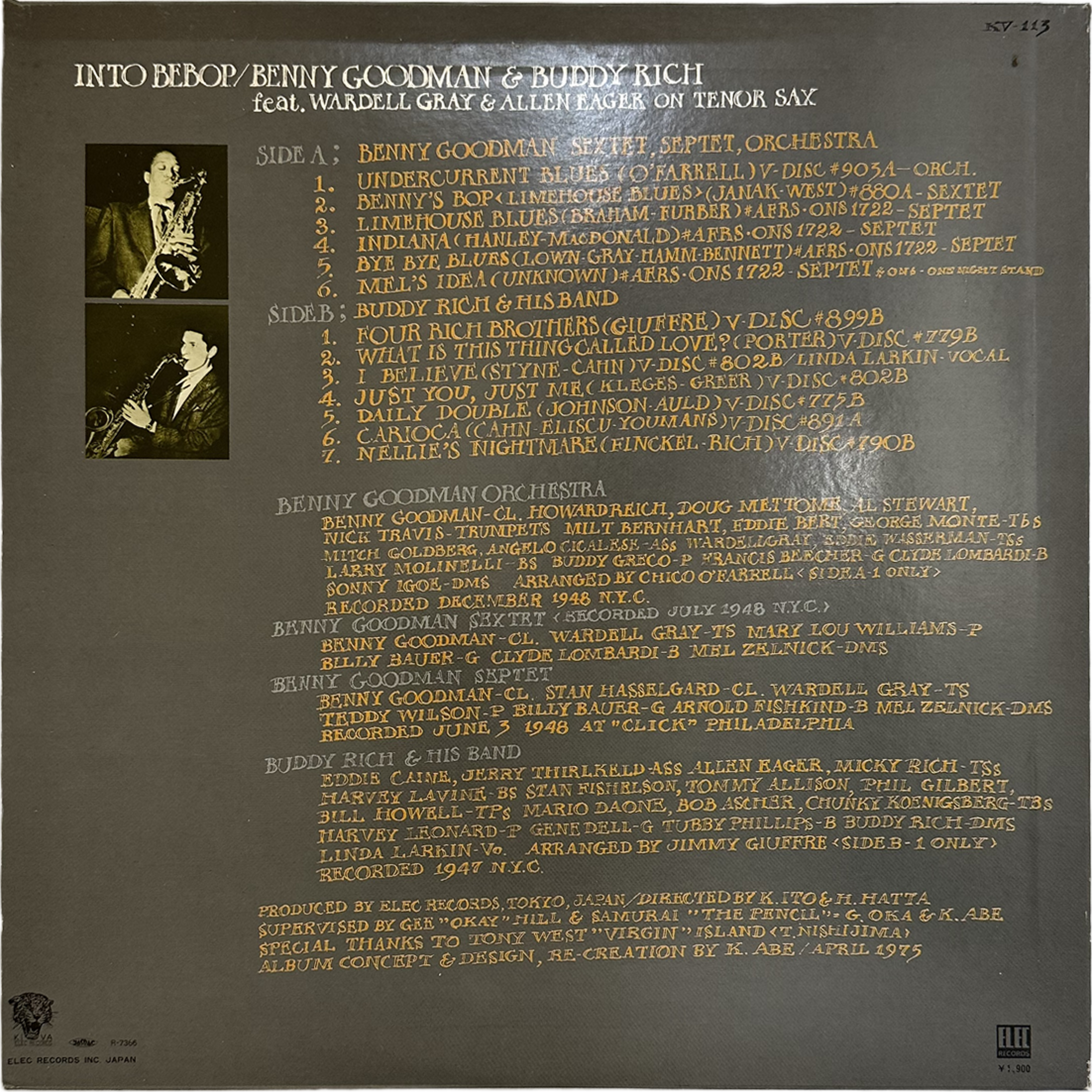 Benny Goodman,Buddy Rich — Into Bebop 2