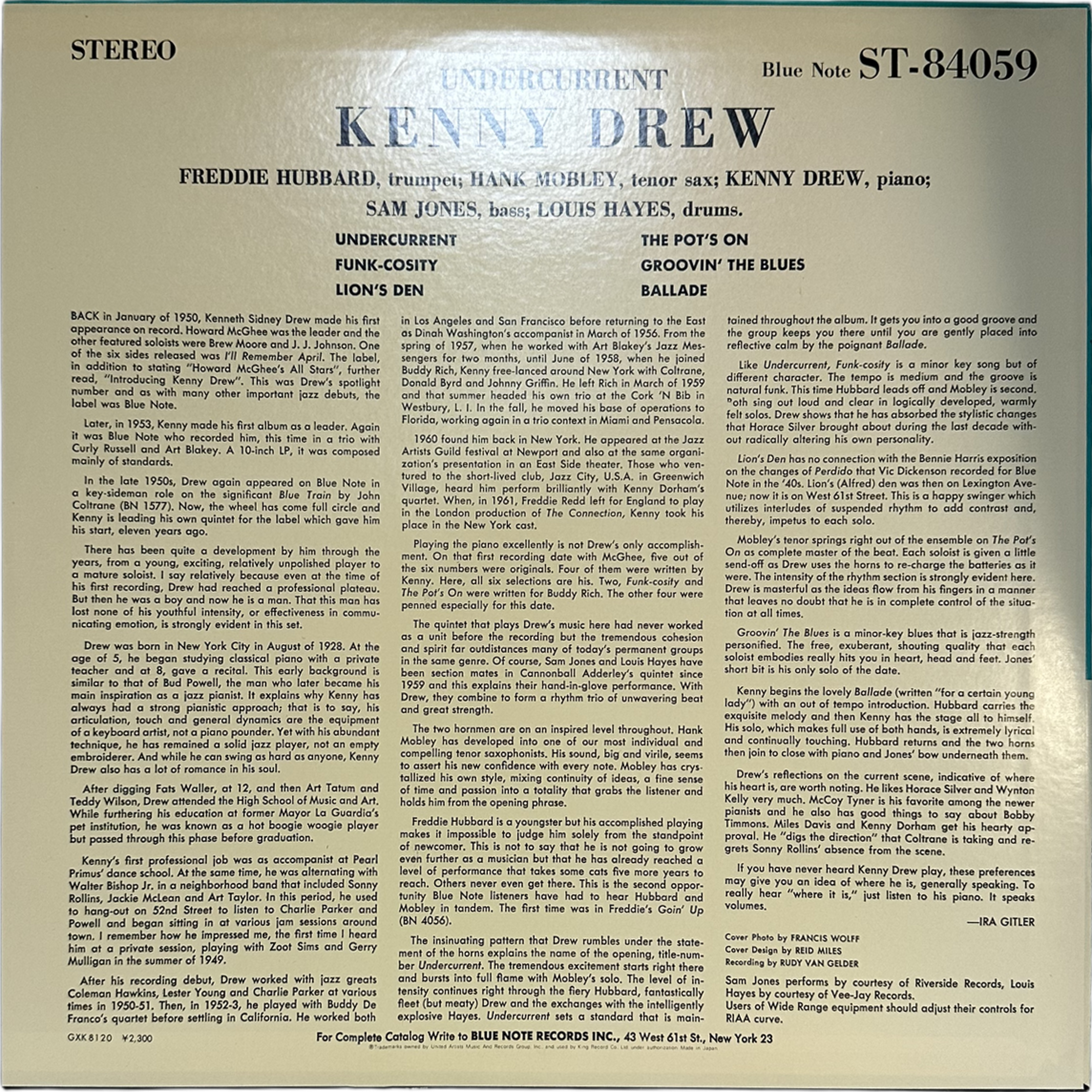 Kenny Drew — Undercurrent 2