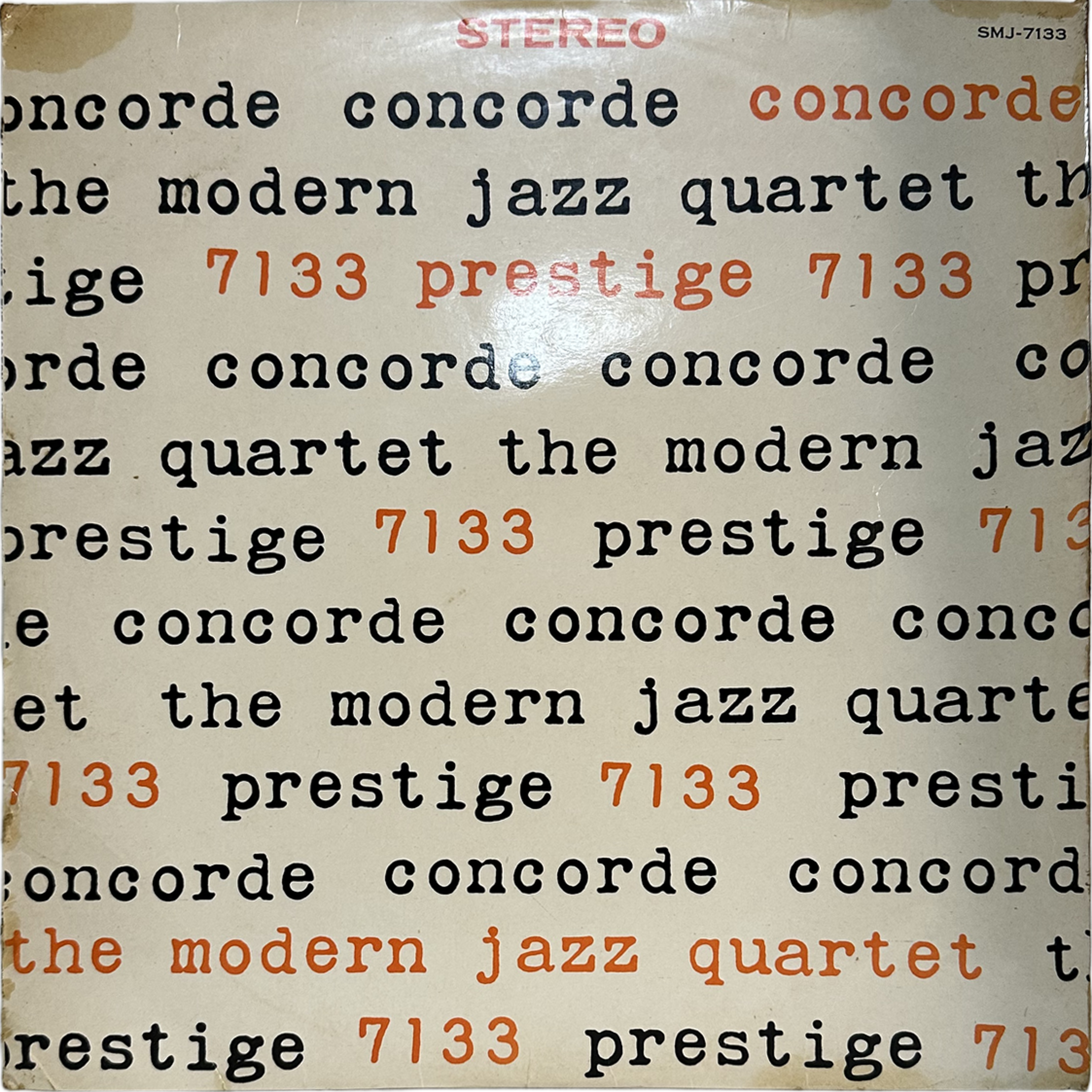 The Modern Jazz Quartet — Concorde