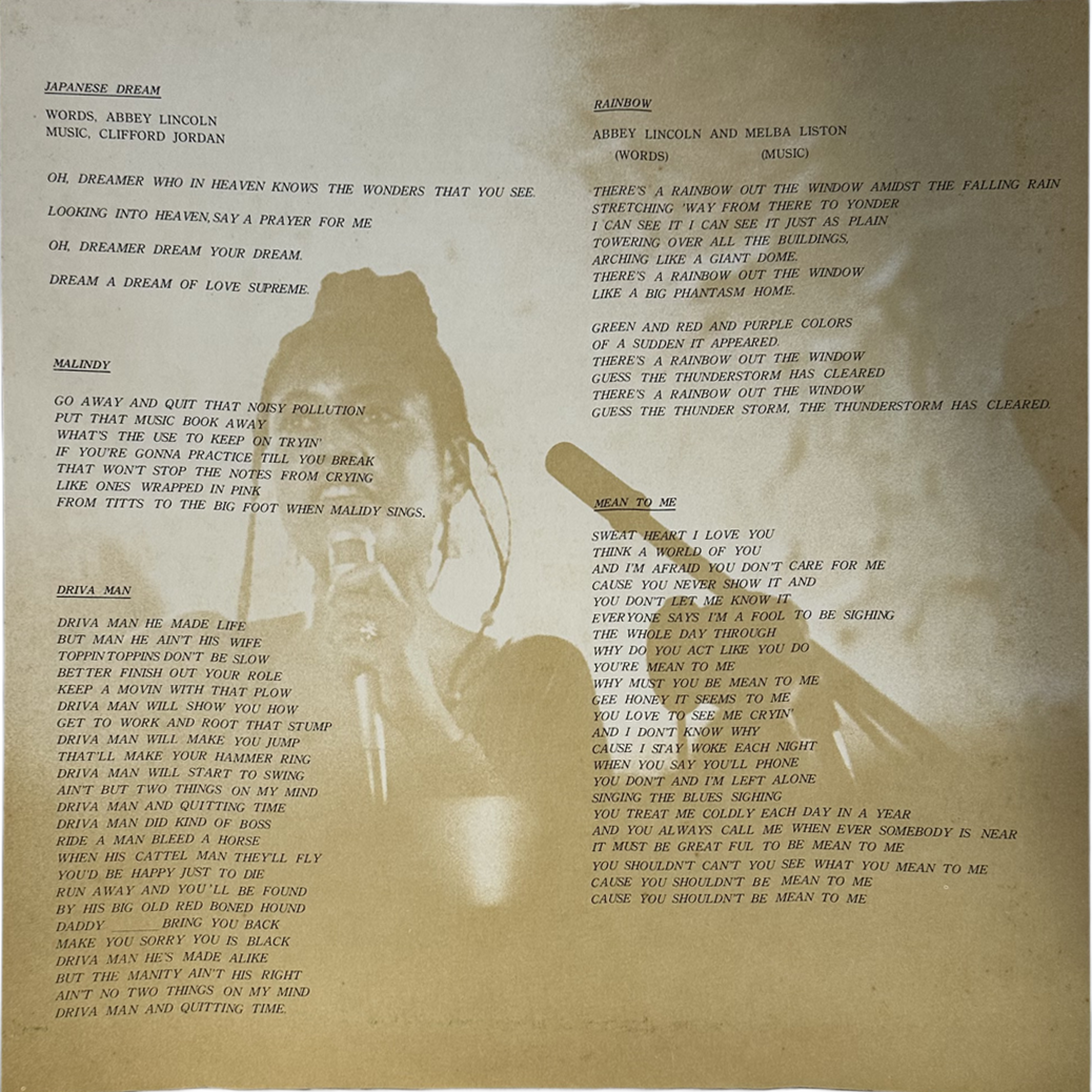 Abbey Lincoln — Live In Misty 7