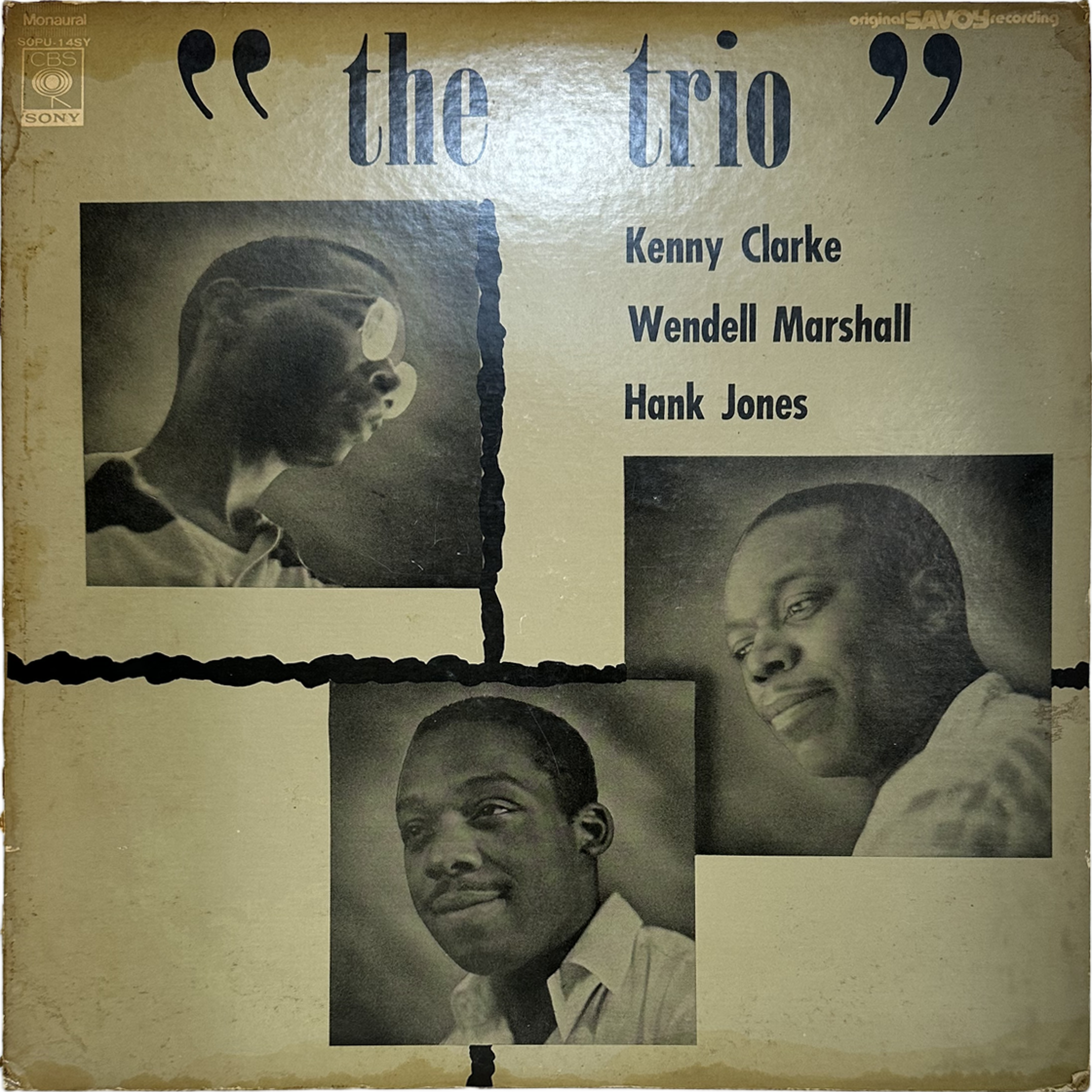 Hank Jones,Kenny Clarke,The Trio (9),Wendell Marshall — The Trio