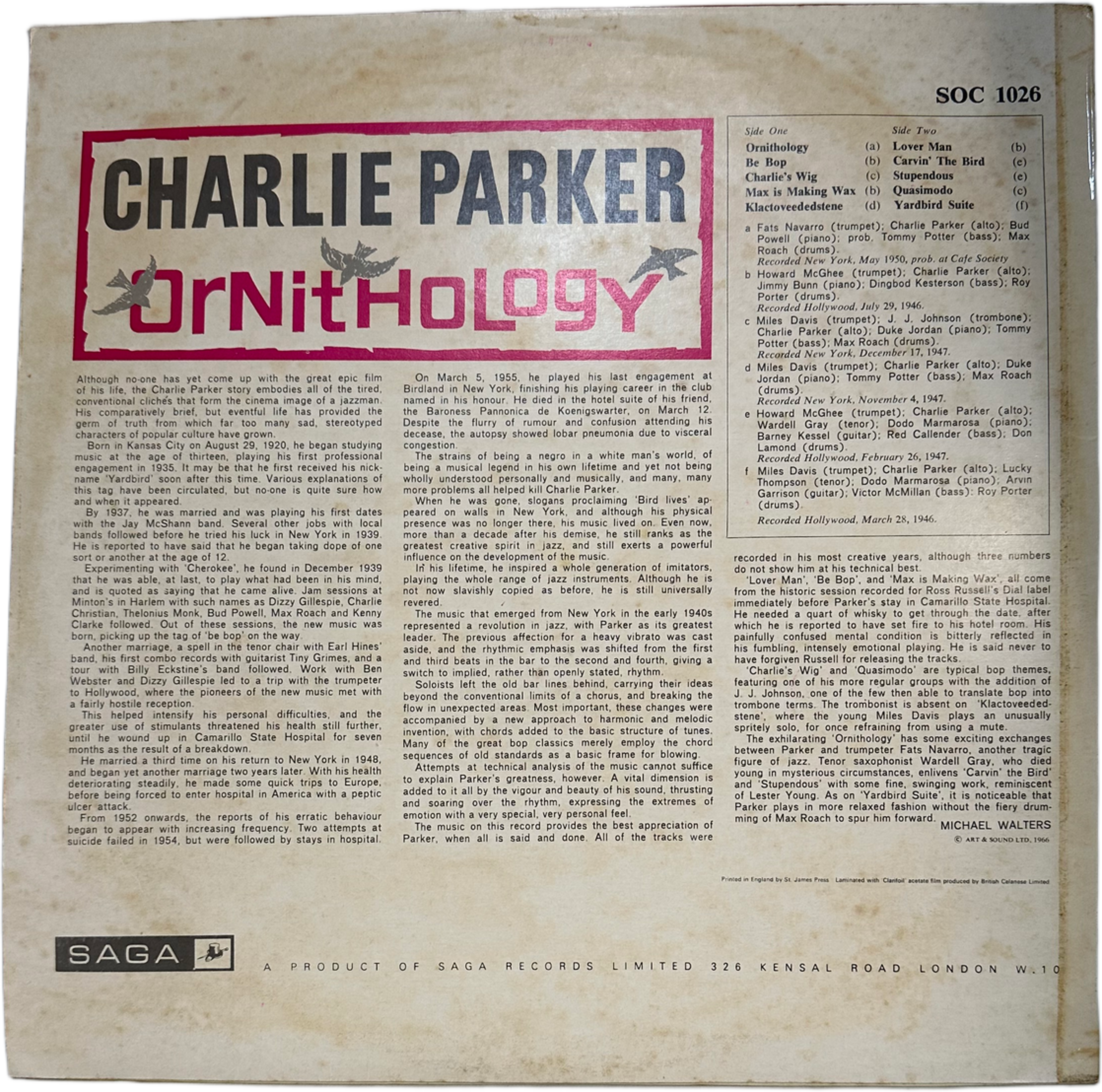 Charlie Parker — Ornithology 2