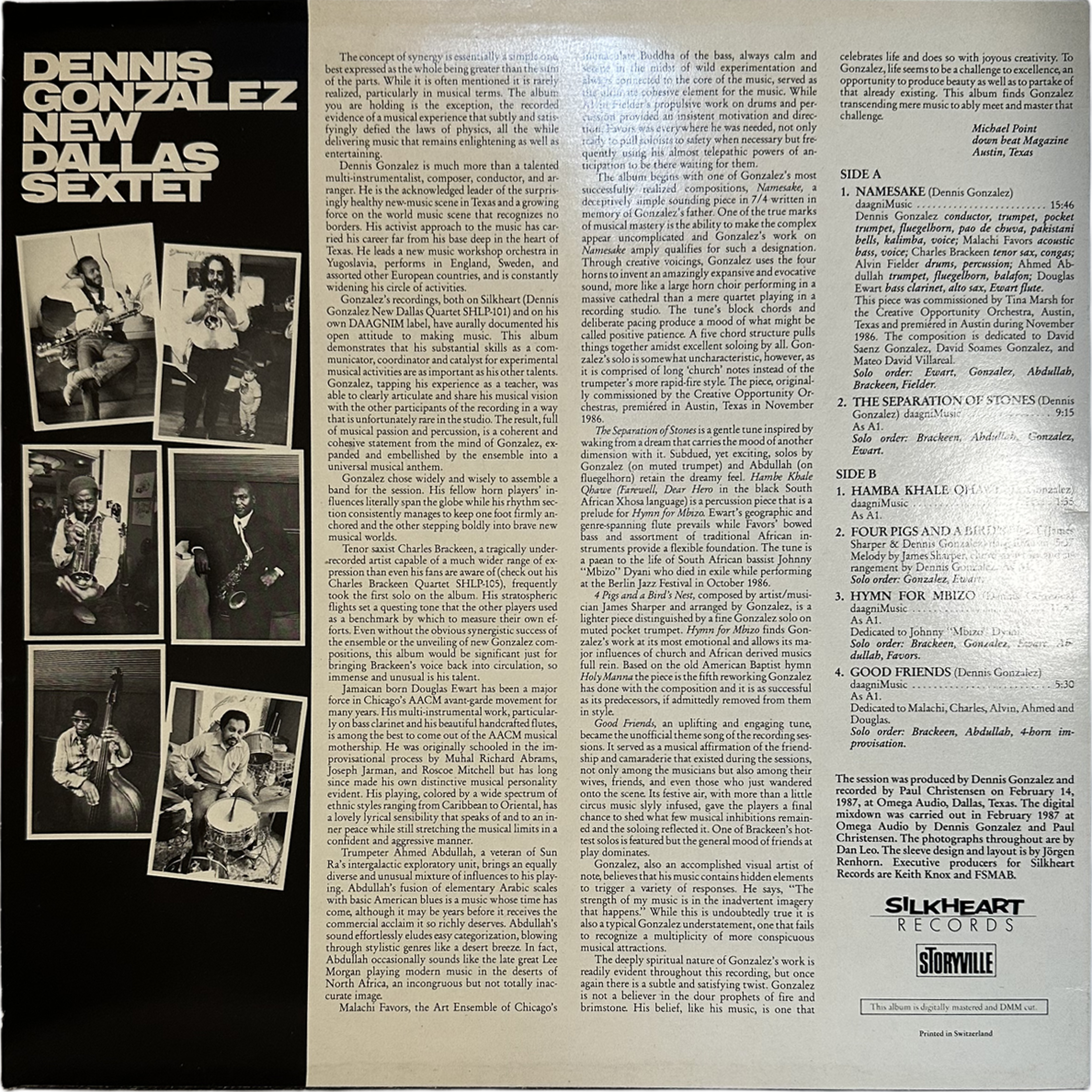 Dennis Gonzalez New Dallas Sextet — Namesake 2