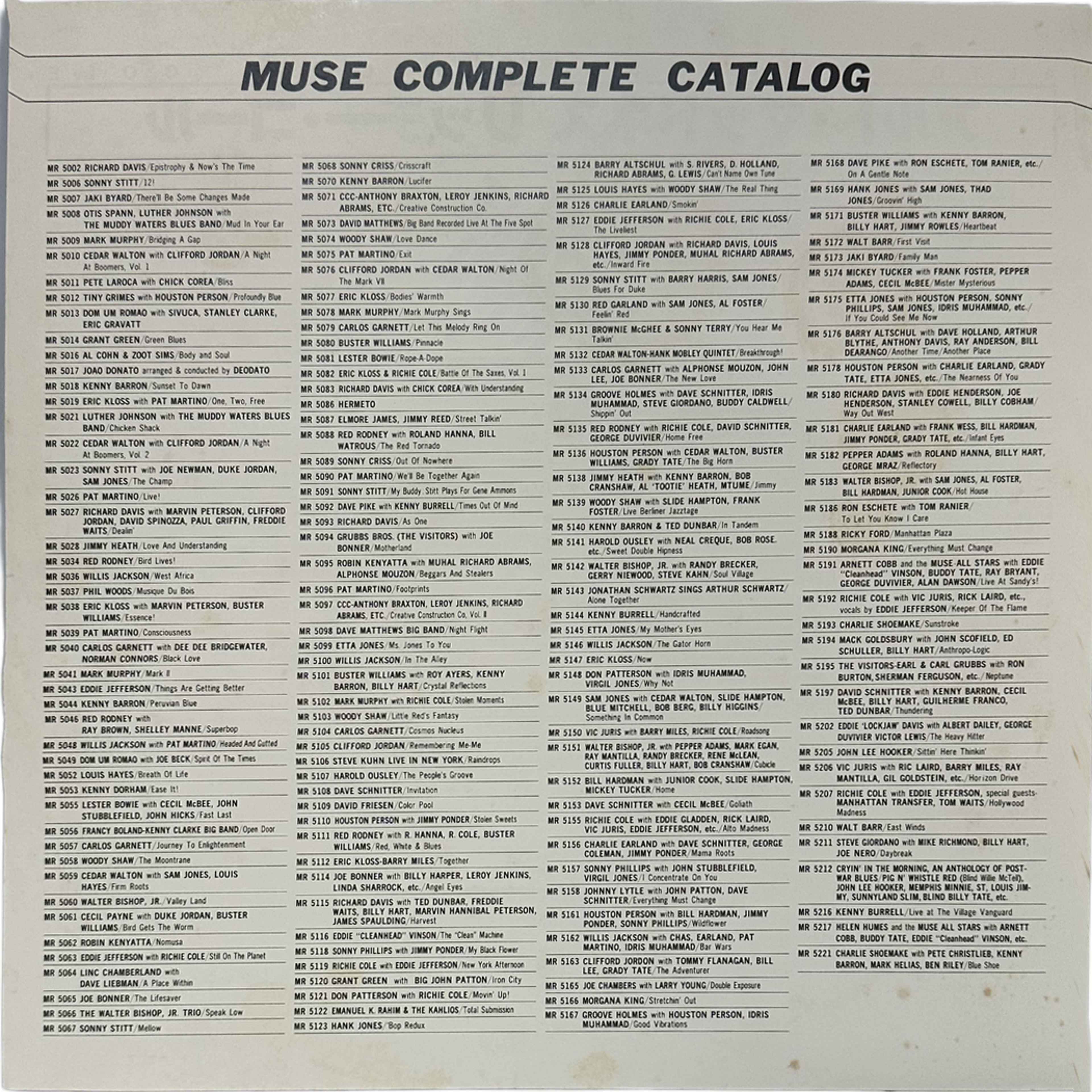 Richie Cole — Alto Madness 6