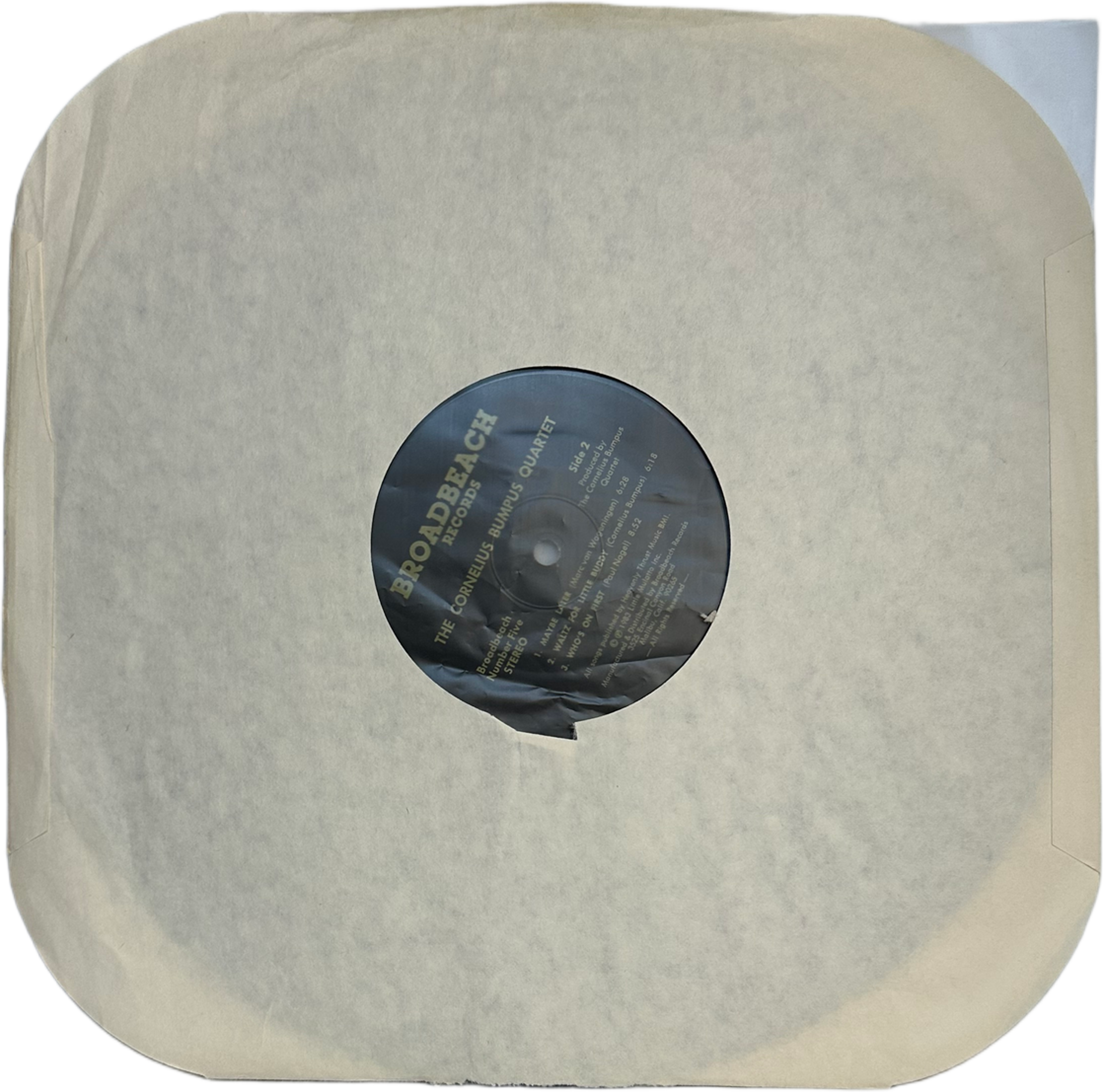 The Cornelius Bumpus Quartet — Beacon 5