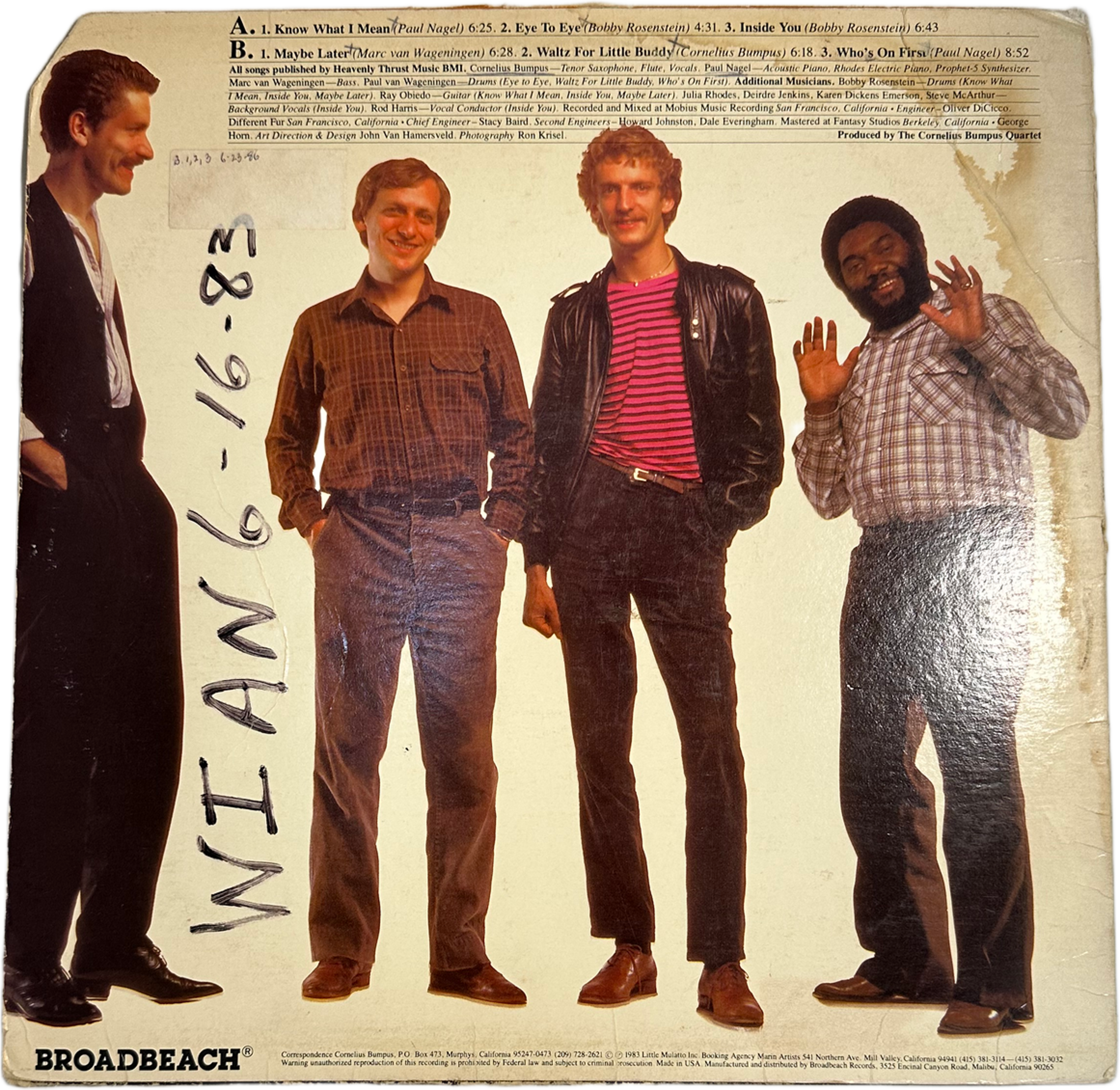 The Cornelius Bumpus Quartet — Beacon 2