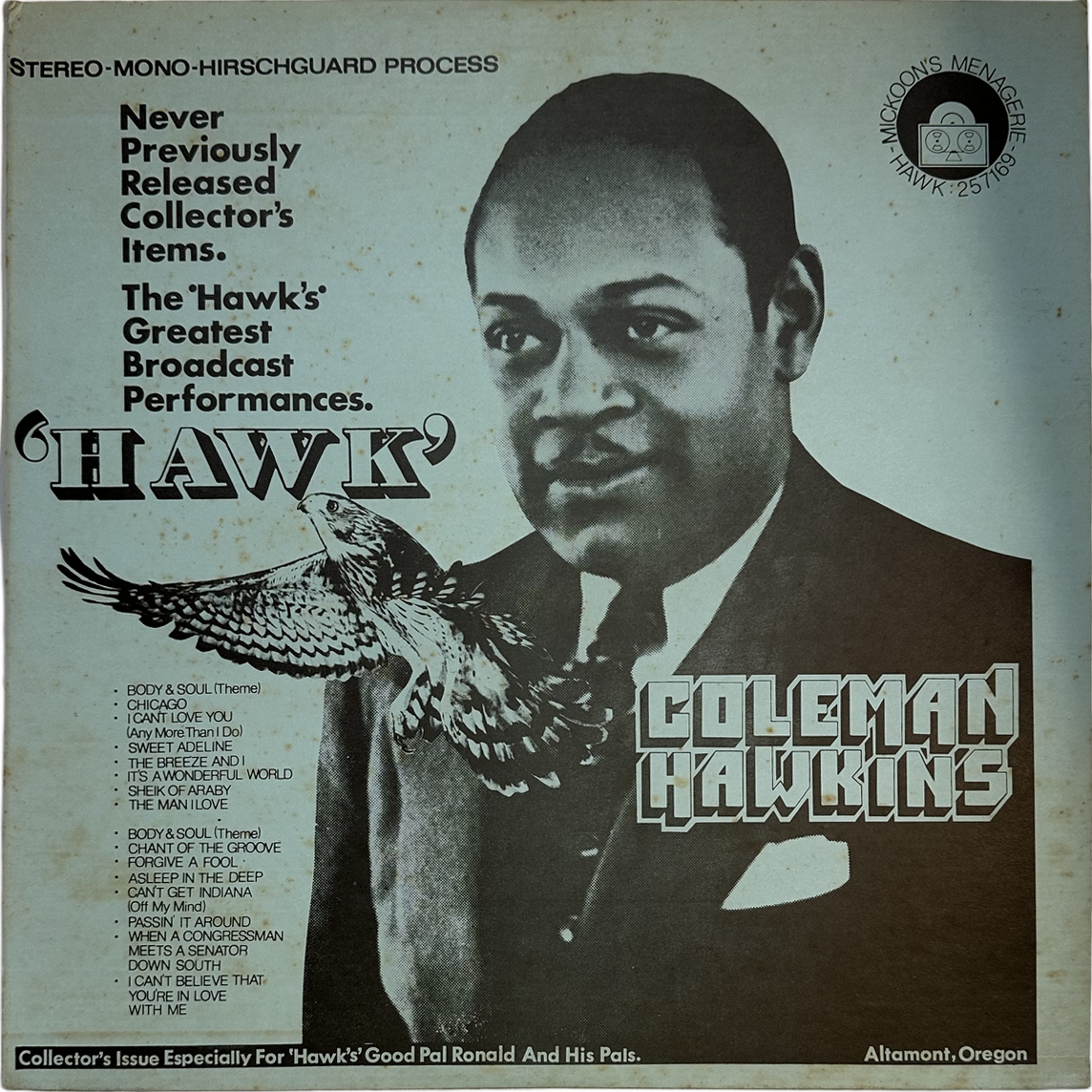 Coleman Hawkins — Hawk